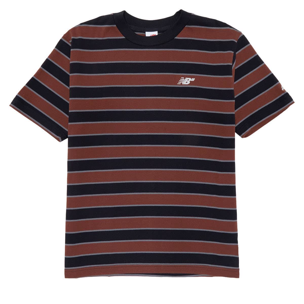 New Balance Numeric Polo Shirt in black with logo on chest