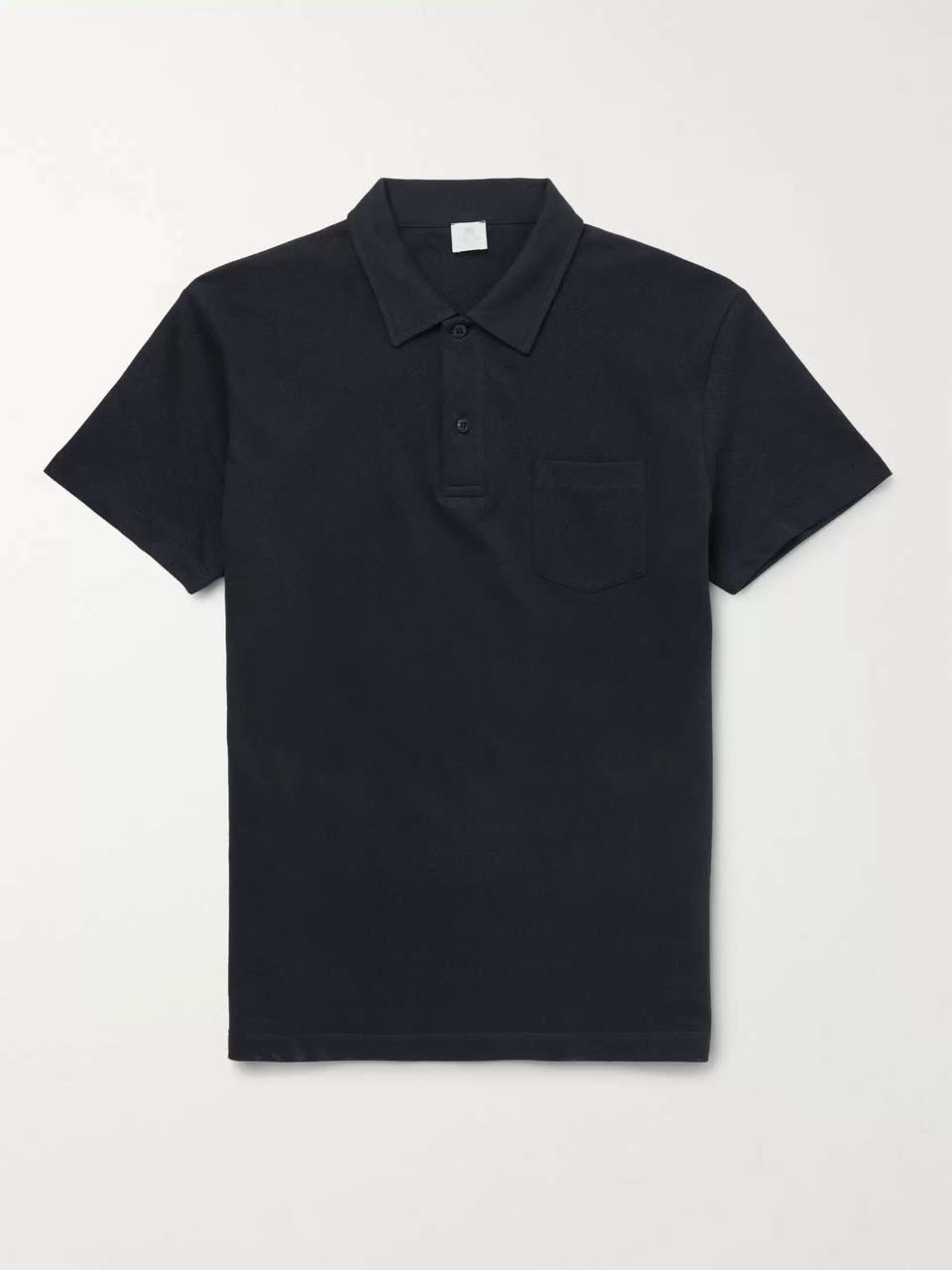 Sunspel Riviera Polo Shirt in light blue